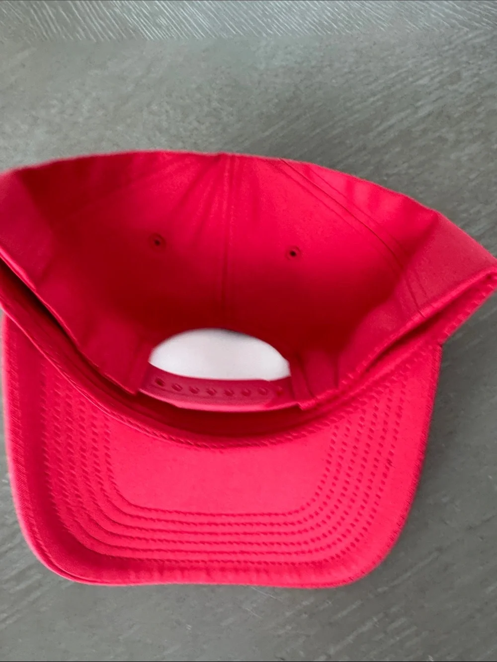 New Red 5 panel a-frame snapback hat